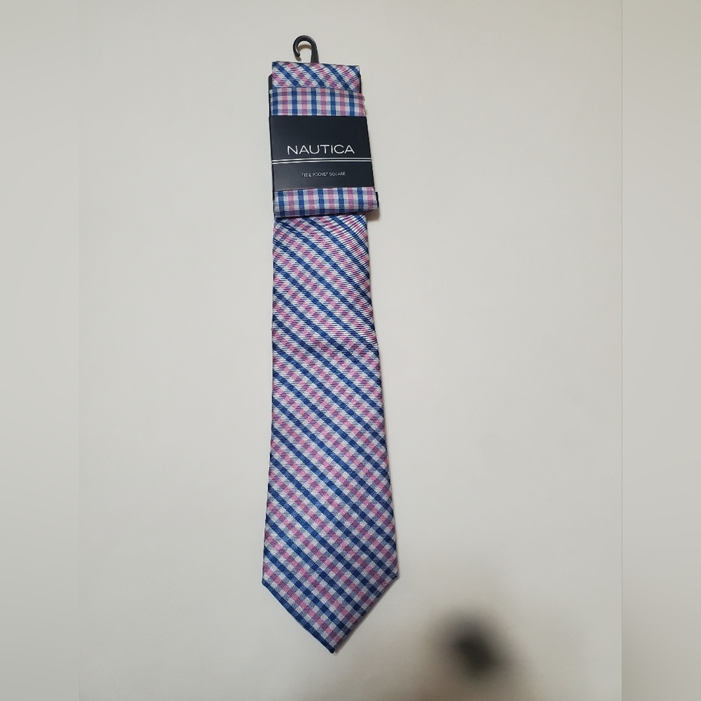 Nautica Tie And Pocket Square